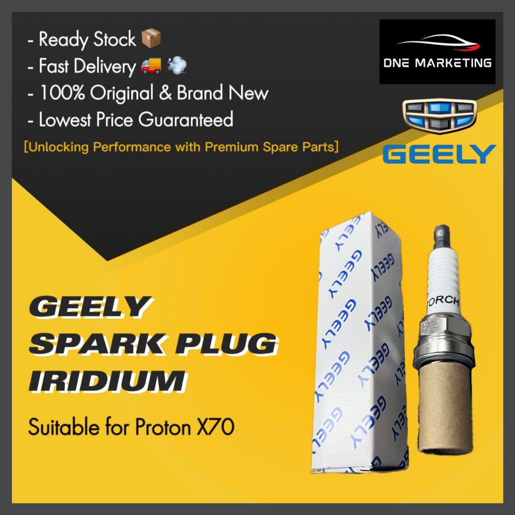 Original Geely Proton X70 Spark Plug Iridium 2036001800 (1 Set 4 pcs