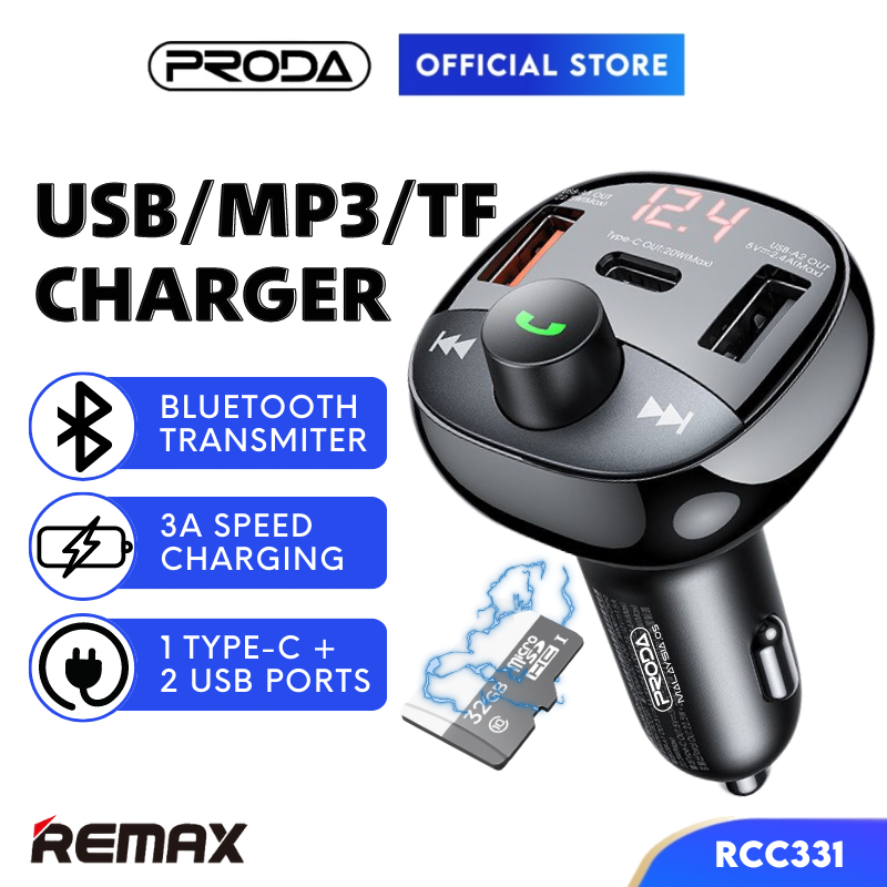 REMAX Car Charger Fast Charging Car Charger Kereta 22.5W + 20W Car ...