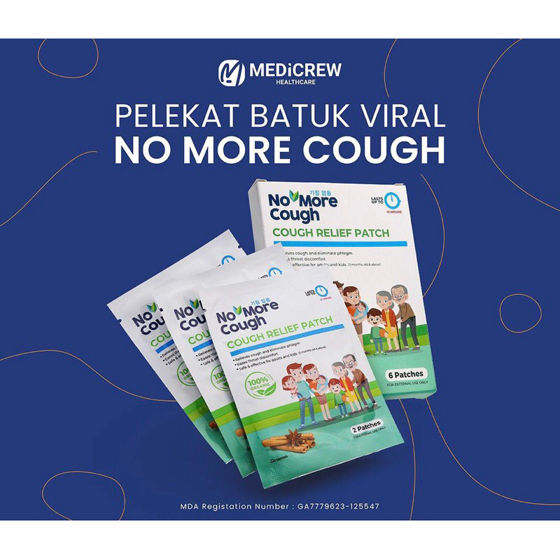 No More Cough Relief patches Pelekat Batuk | Shopee Malaysia