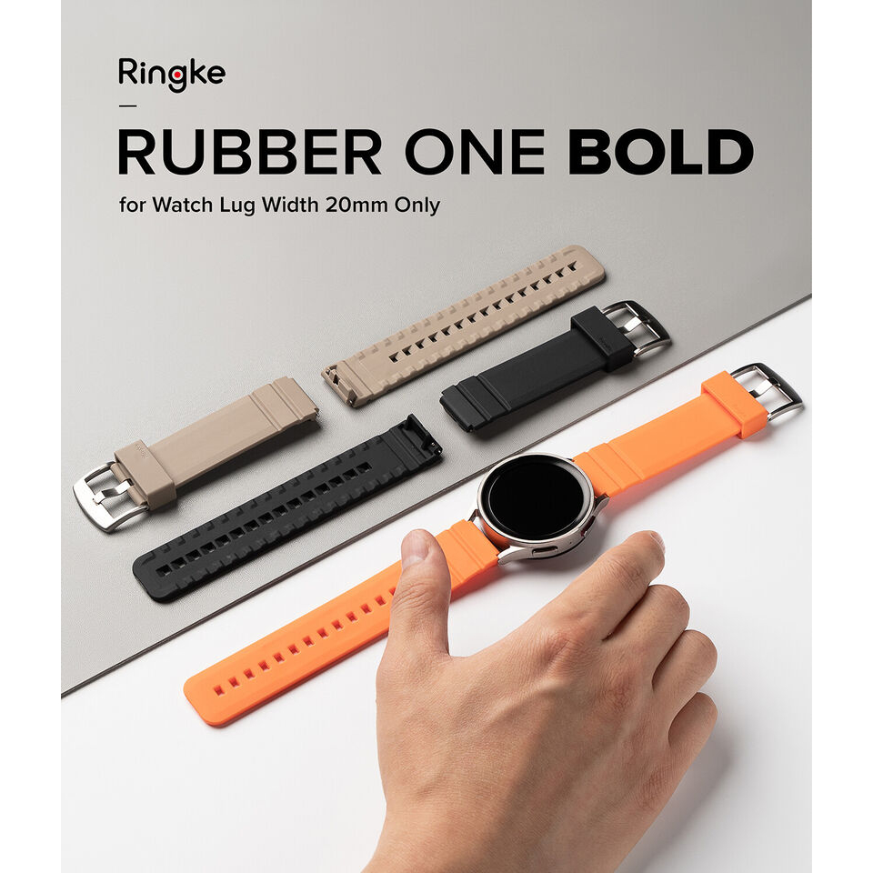 Samsung Galaxy Watch Lug 20mm Ringke Rubber One Bold Band Watch Strap