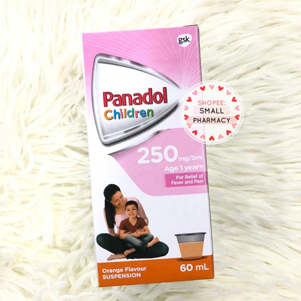 Panadol (Paracetamol) Suspension Children 250mg/5ml Age 1 Year + 60ml