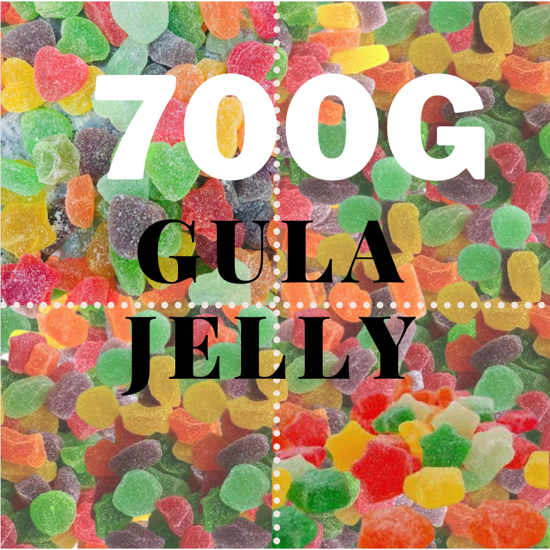 GULA JELLY [700G]/MIMICO GUMMY/ MIXED FRUIT PASTILLES/ WAISUN MIXED