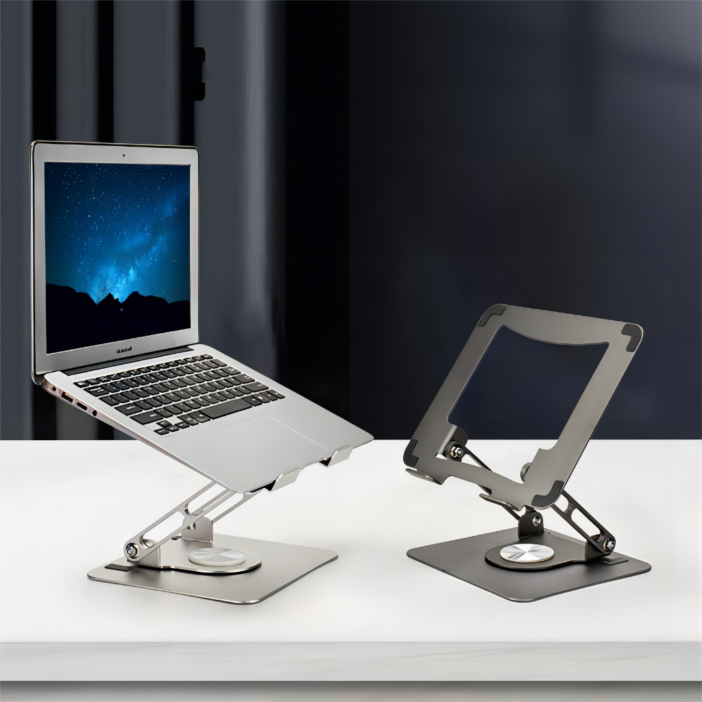 Rotating Laptop Stand Height Adjustable Laptop Holder Stand Foldable ...