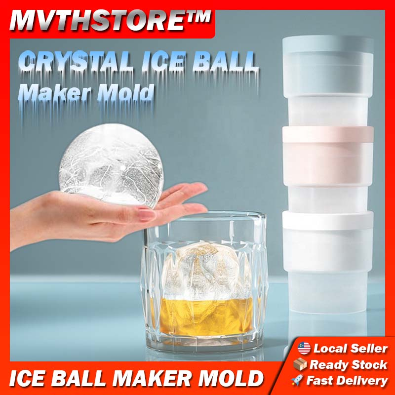 New 6CM Ice Ball Maker Mold Tray Ice Cube Tray Whiskey Ice Ball Maker