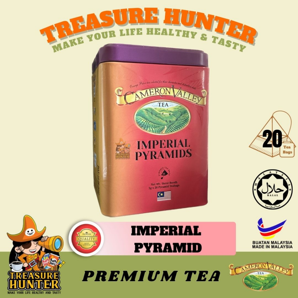 [NEW LOOK] Cameron Valley Imperial Pyramids Tea 20 Teabags | Shopee ...