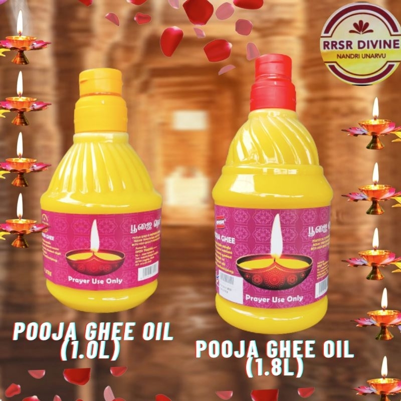 RRSR POOJA GHEE OIL (1.0L/1.8L) Shopee Malaysia