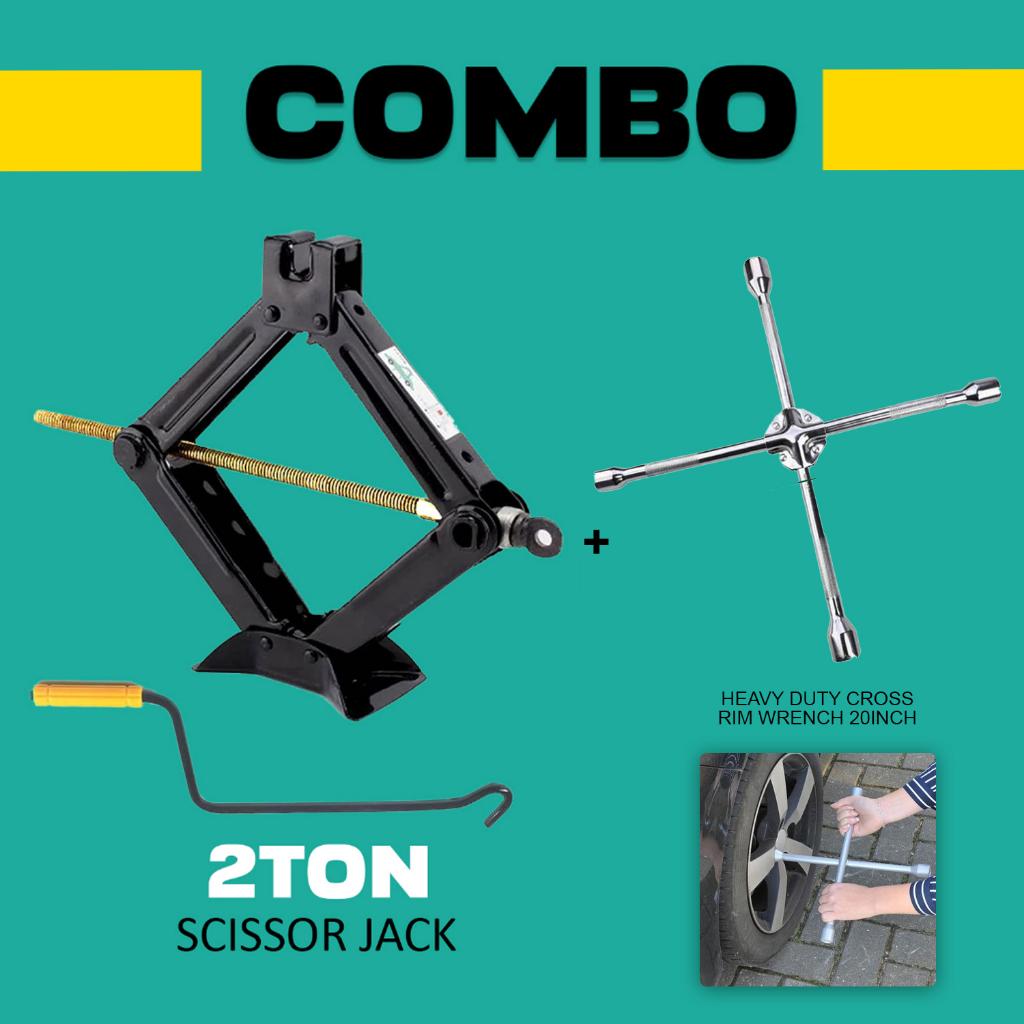 Heavy Duty Scissor Jack Car Jack Car Repairing Tool Tyre Repair