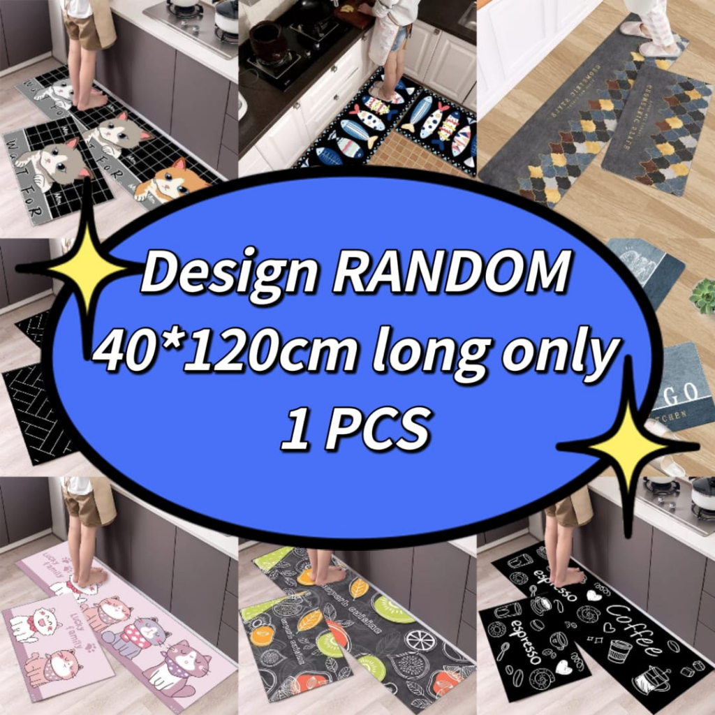 🔥Ready Stock🇲🇾🔥2IN1 Kitchen Floor Mat Absorbent Carpet Mats Shopee Malaysia