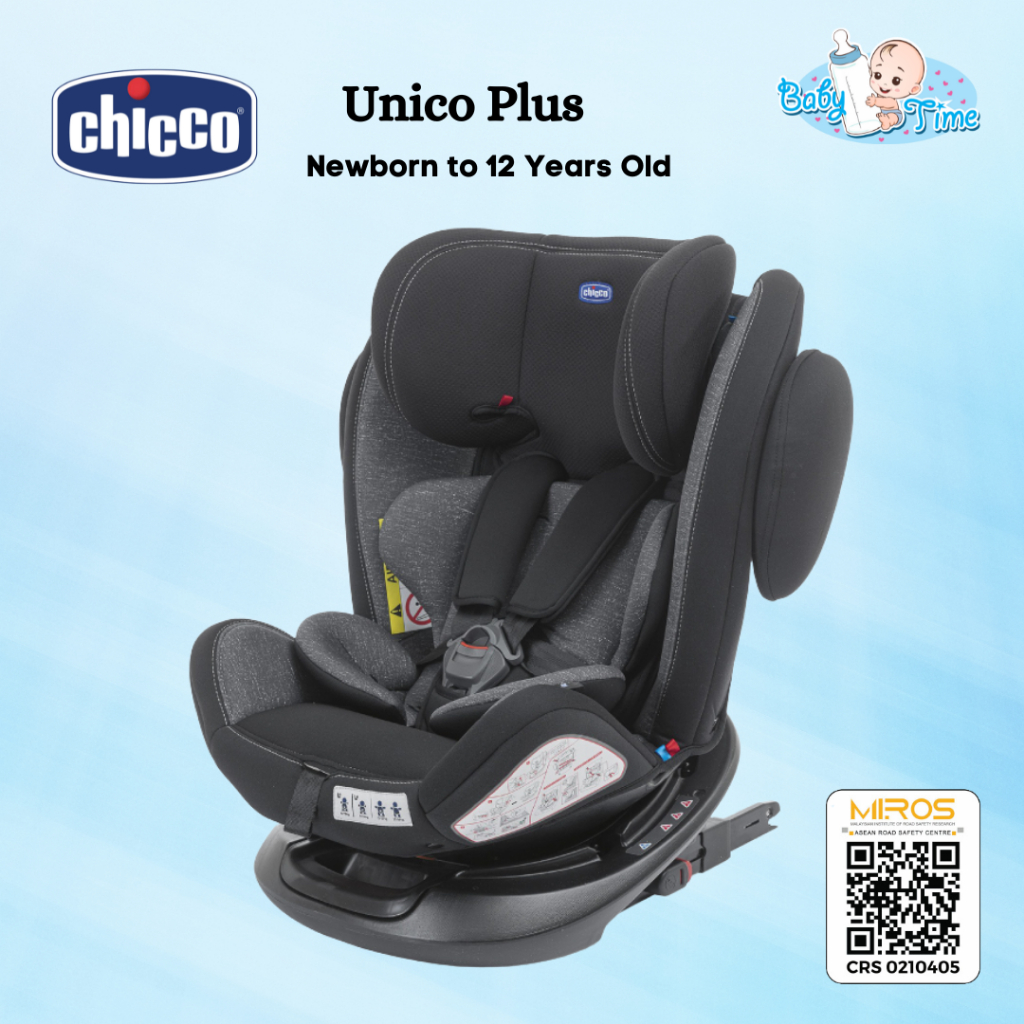 [Free Shipping within Sabah] Chicco Unico Plus 360 Spin IsoFix Baby Car