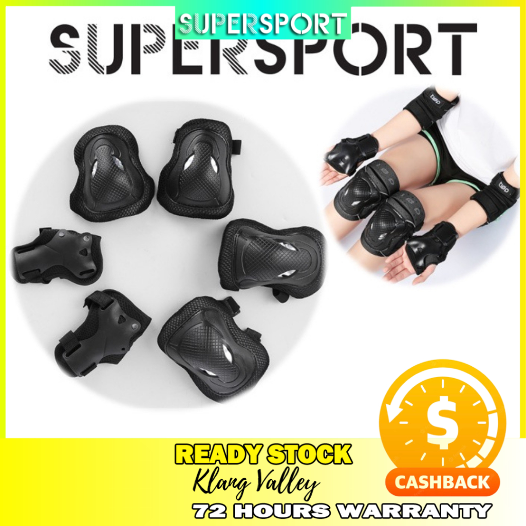 6PCS Sports Cycling Roller Skating Pads /Extreme Sports Protective Gear