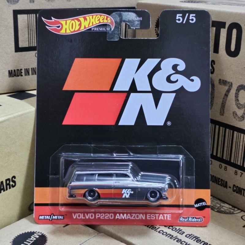 Hot Wheels Pop Culture - Volvo P220 Amazon Estate K&N - HKD07 - Modello In Scala