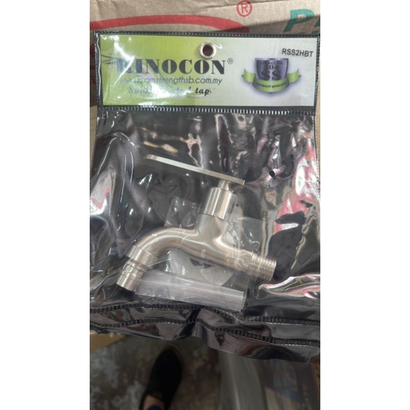 RINOCON PREMIUM STAINLESS STEEL WATER TAP ISO BIB TAP BID TAP | Shopee ...