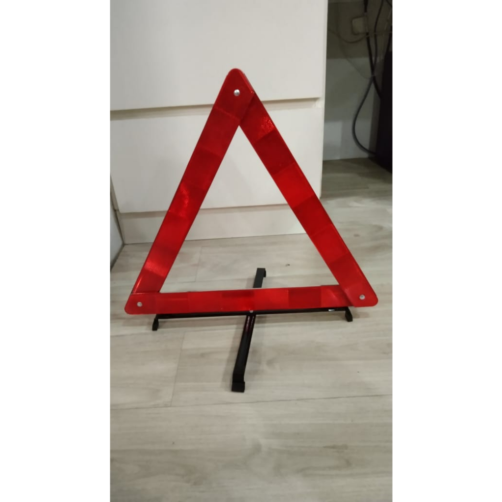 Car Warning Safety Road Sign Emergency Reflective Triangle Kit | Shopee ...