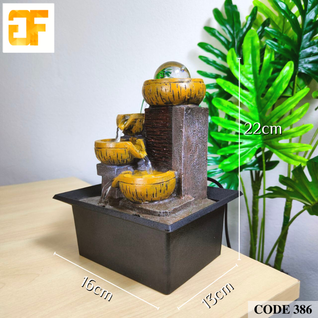 Tabletop Fountain, Feng Shui Indoor Water Fountain for Home Office