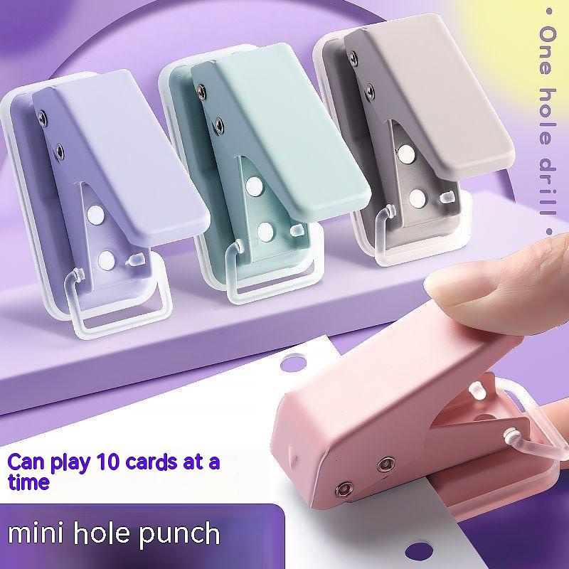 [Ready Stock] Single Hole Cute Colour Mini Paper Hole Punch Penebuk ...