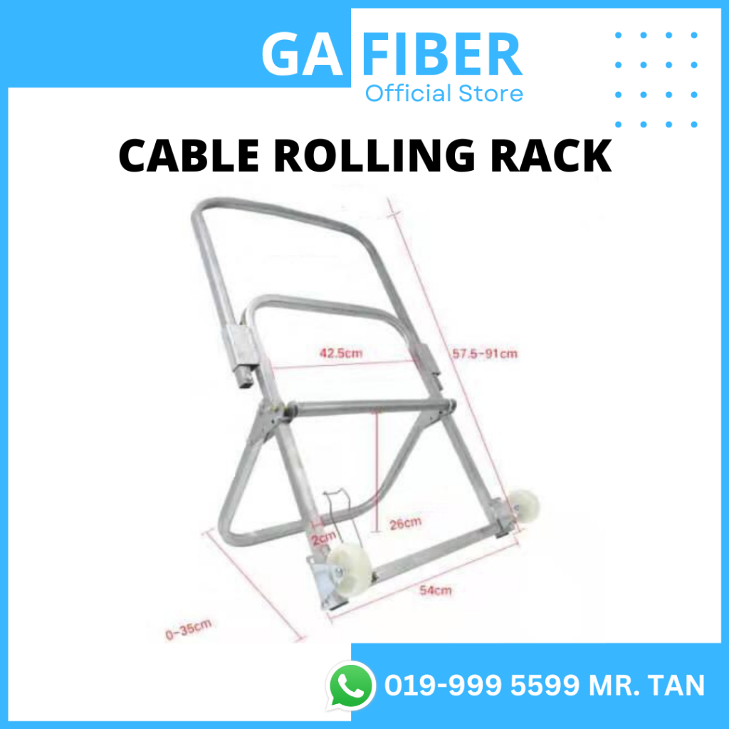 FTTH Fiber Rolling Rack With Bearing | Shopee Malaysia