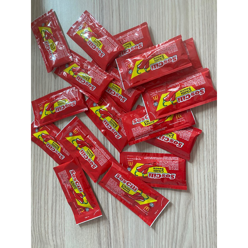 1 Pack Mcdonald's Sachet Chili Sauce Shopee Malaysia