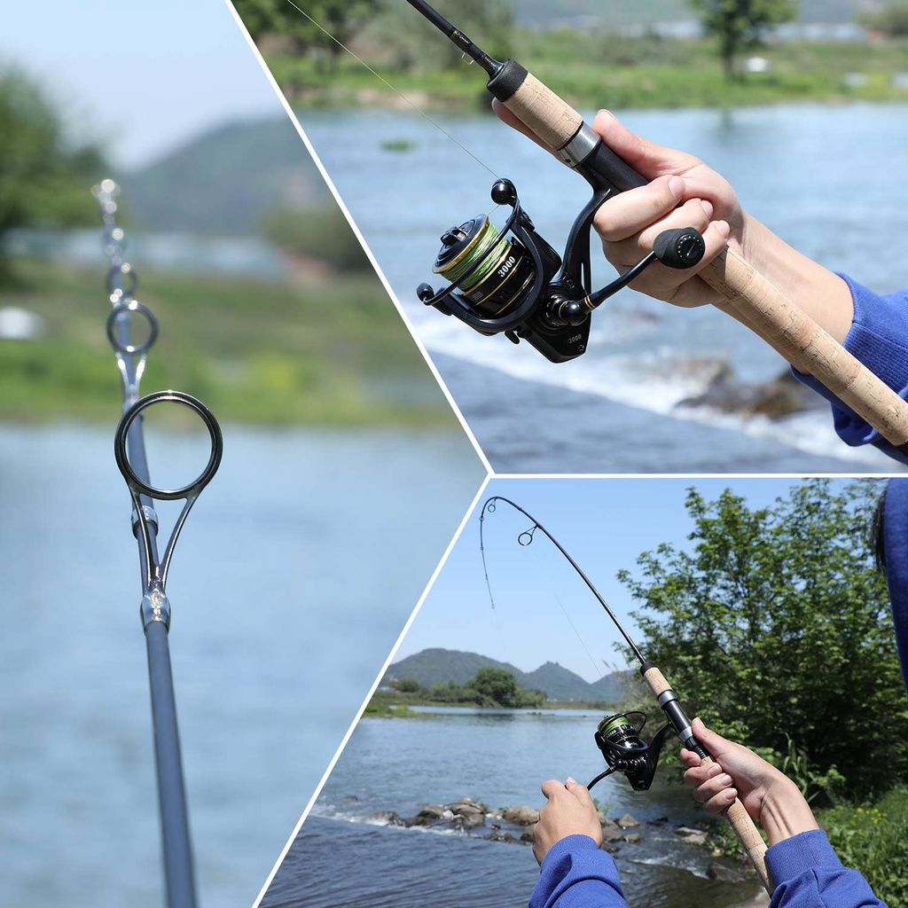 Joran casting Carbon Fiber Spinning Fishing Rod Baitcasting