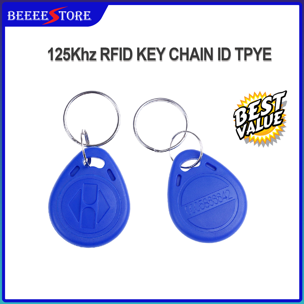 125khz Rfid Key Token Tags Keychain Id Card For Door Access Control 