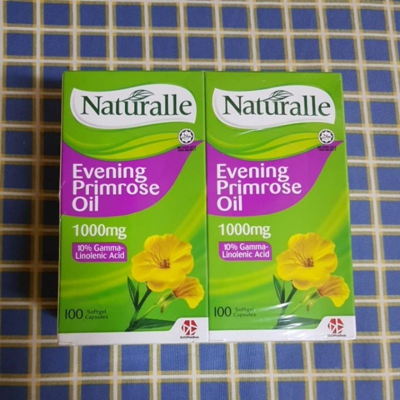 Naturalle Evening Primrose Oil 1000mg Softgel Capsules 2x100s (Expiry