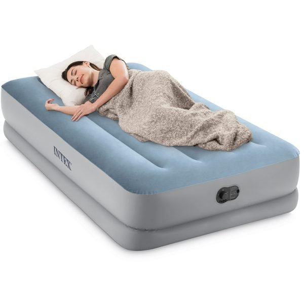 INTEX Dura-Beam® Plus Twin/Queen Size Standard USB Air Bed Prestige Air ...