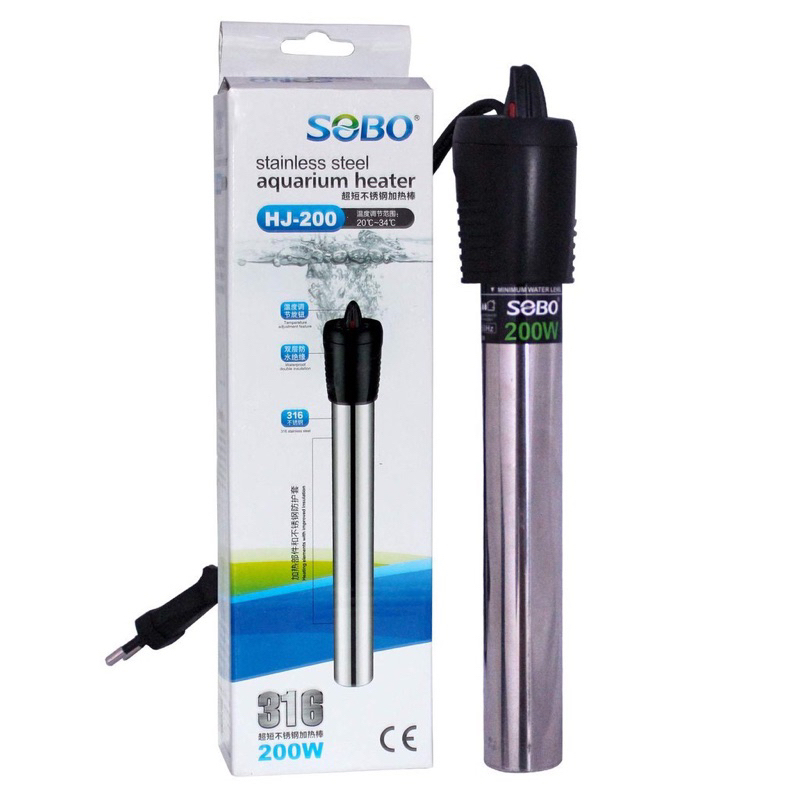 SOBO Stainless steel Heater Temperature Controller 100W/200W/300W/500W ...