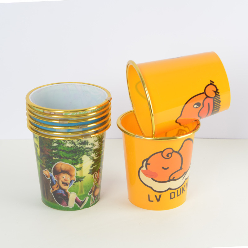 Small Dustbin Cinnamoroll Kuromi Office Bedroom Living Room Trash Bin