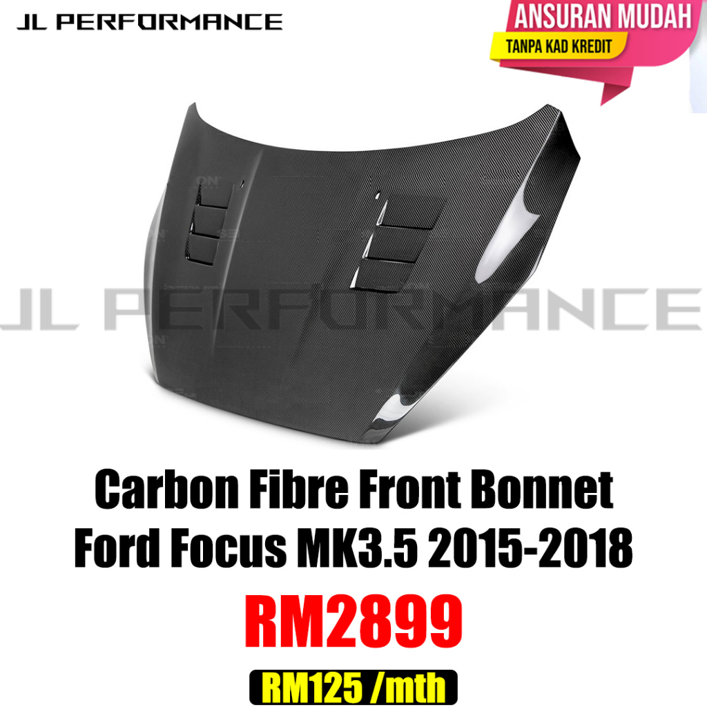 Carbon Fibre Front with Vents Ford Focus MK3 20152018