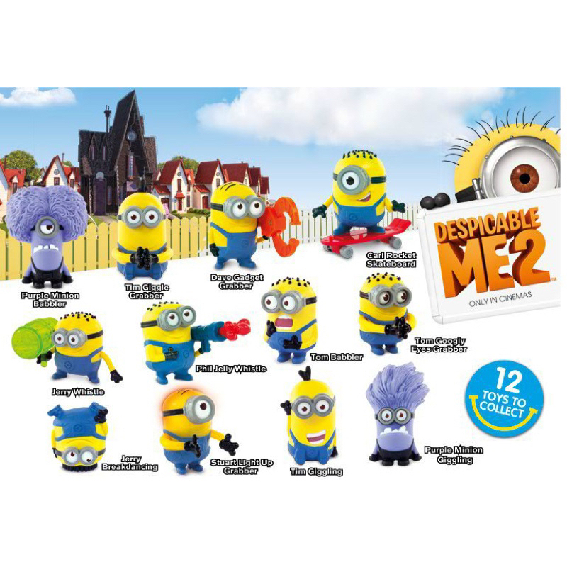 MCD McDonalds Minion 2013 @ Minion Despicable Me 2 - 1pc Choose Design ...