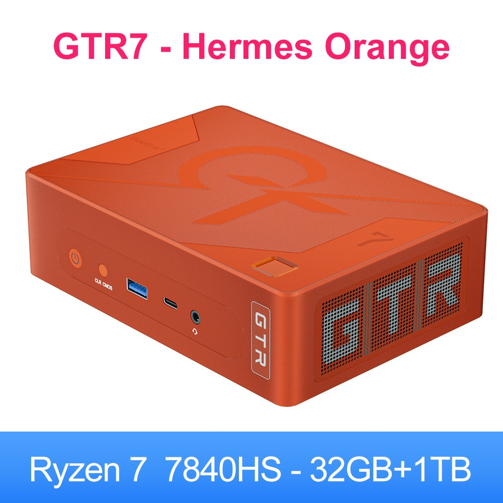Beelink GTR7 Ryzen9 7940HSメモリ32GB SSD1TB Beelink Mini PC GTR7, AMD Ryzen 7 3750H (até 4GHz) 16GB DDR4 500GB