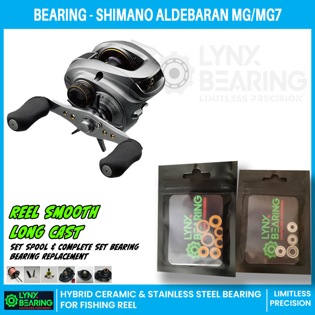 Lynx Bearing Shimano 09 Aldebaran MG/MG7 Fishing reel | Stainless