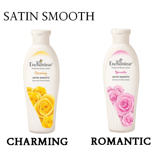 ENCHANTEUR BODY LOTION 100ML ( SATIN SMOOTH) READY STOCK!!! Shopee