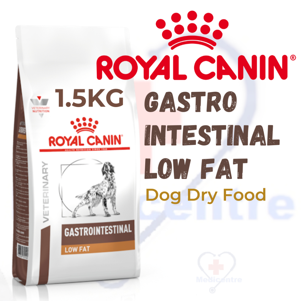 1.5kg 6kg Royal Canin Dog Gastro Intestinal LOW FAT Anjing Dry Food 1