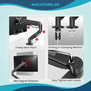[Ready Stock] 5-axis Monitor Stand Mount Arm 360 Degree Rotation | Cold ...