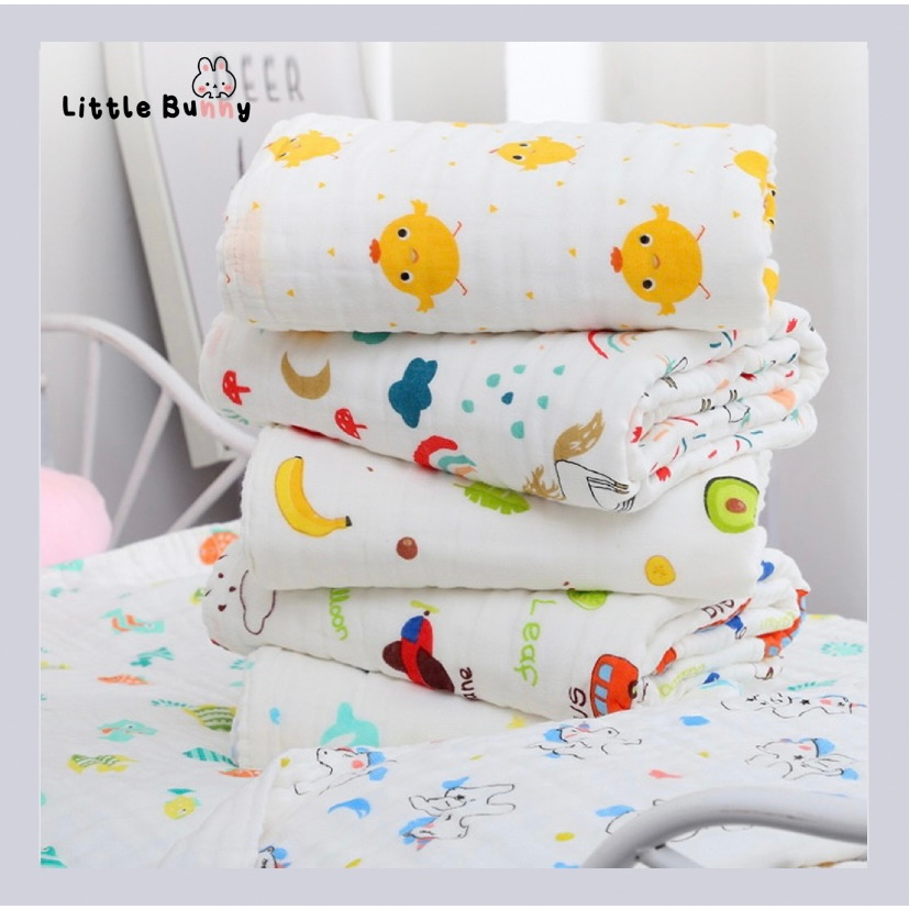 Baby Bath Towel 4 Layer Super Soft Cotton Muslin Kain Tuala Mandi Bayi 70x90cm Shopee Malaysia