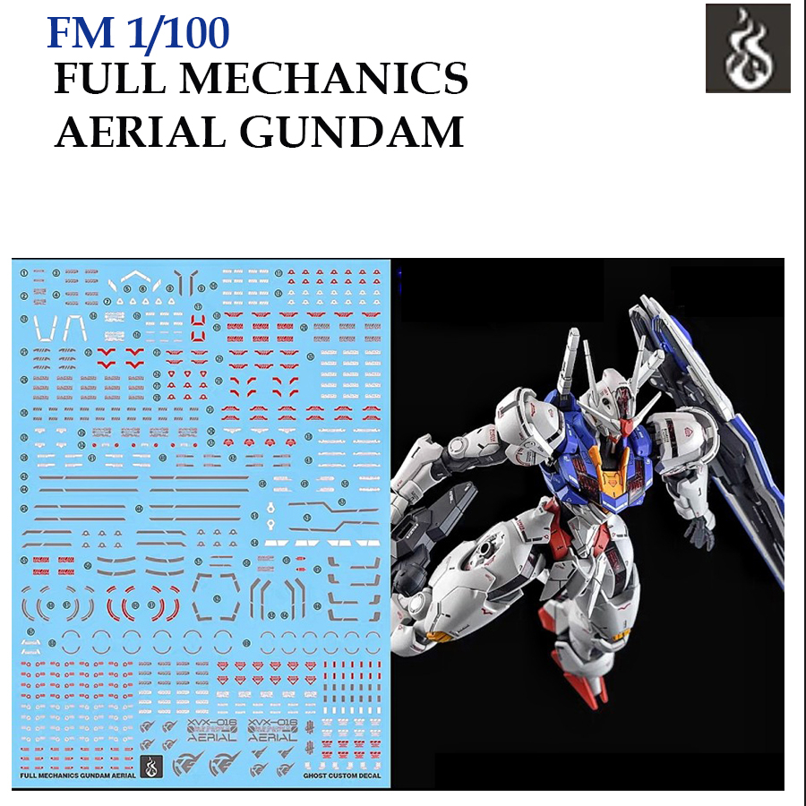 [COPY GHOST] FM04 FM 1/100 FULL MECHANICS XVX-016 AERIAL GUNDAM [White ...