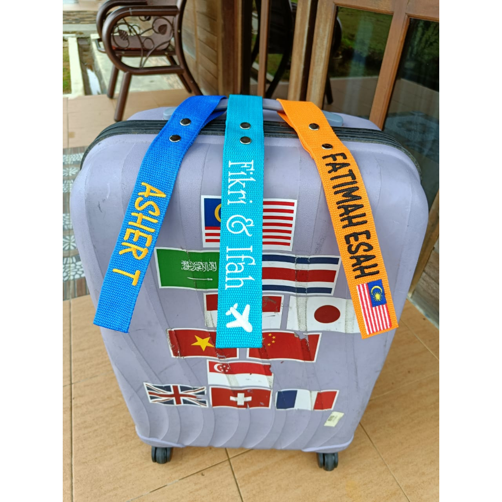 [PRE ORDER] LUGGAGE TAG Embroidery Custom Pre Order Bag Tag Bersulam