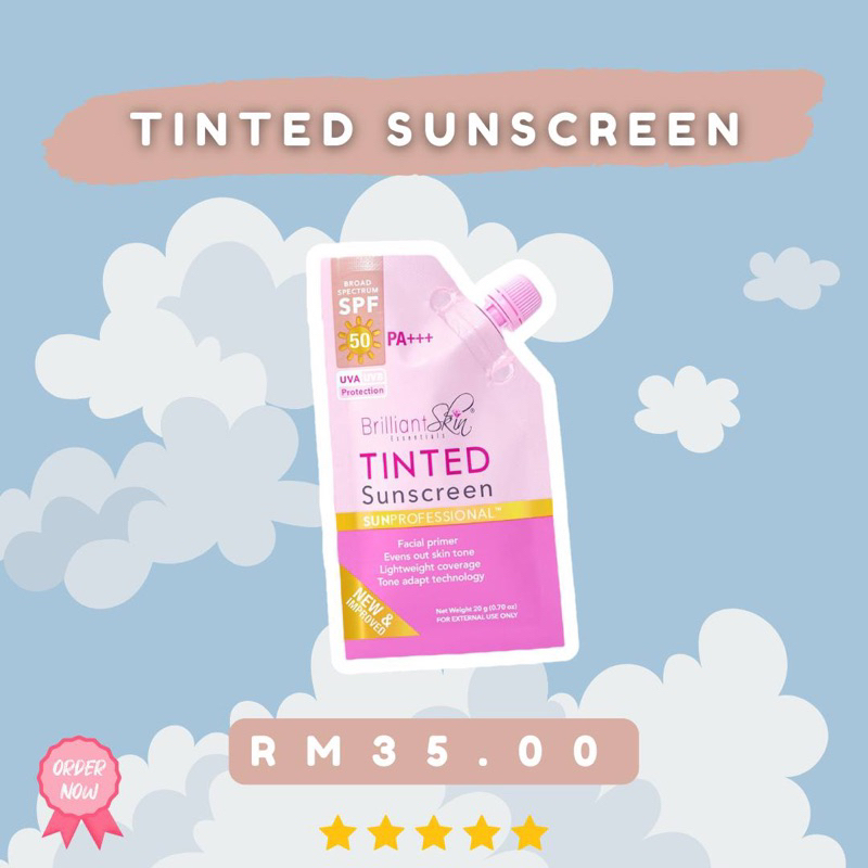 Tinted Suncreen Brilliantskin SPF50 | Shopee Malaysia