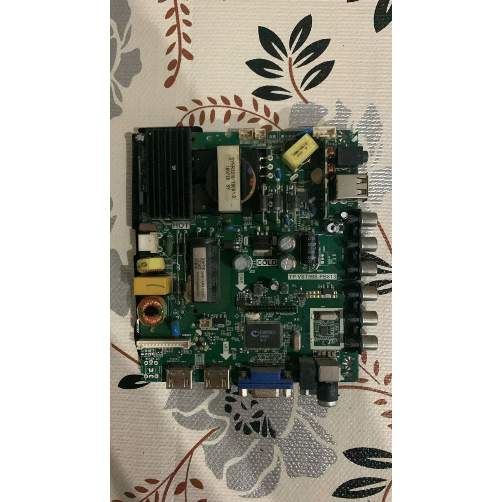 (AM047) Haier LE42B9000 Mainboard, LVDS, Cable, IR Sensor, Speaker