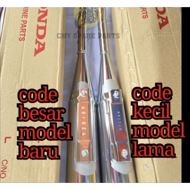 ORIGINAL EXHAUST EX5 DREAM STOK LAMA /STOK BARU NEW STOK ORIGINAL HONDA