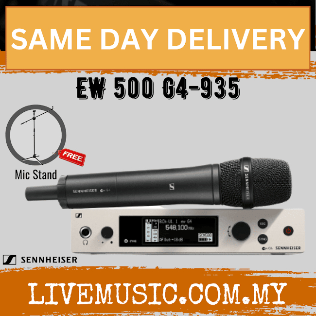 Sennheiser EW 500 G4-935 Wireless Handheld Microphone System With / LPC ...