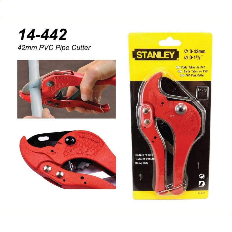 STANLEY 14-442 Heavy Duty PVC Pipe Cutter 42mm | Shopee Malaysia