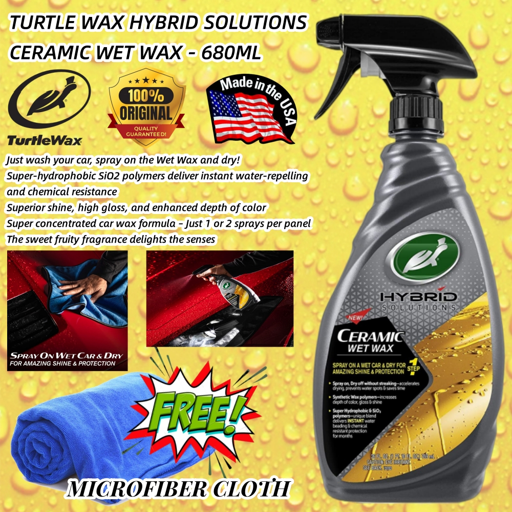 100 Genuine Product Turtle Wax Hybrid Solutions Ceramic Wet Wax 769ml Shopee Malaysia 2834