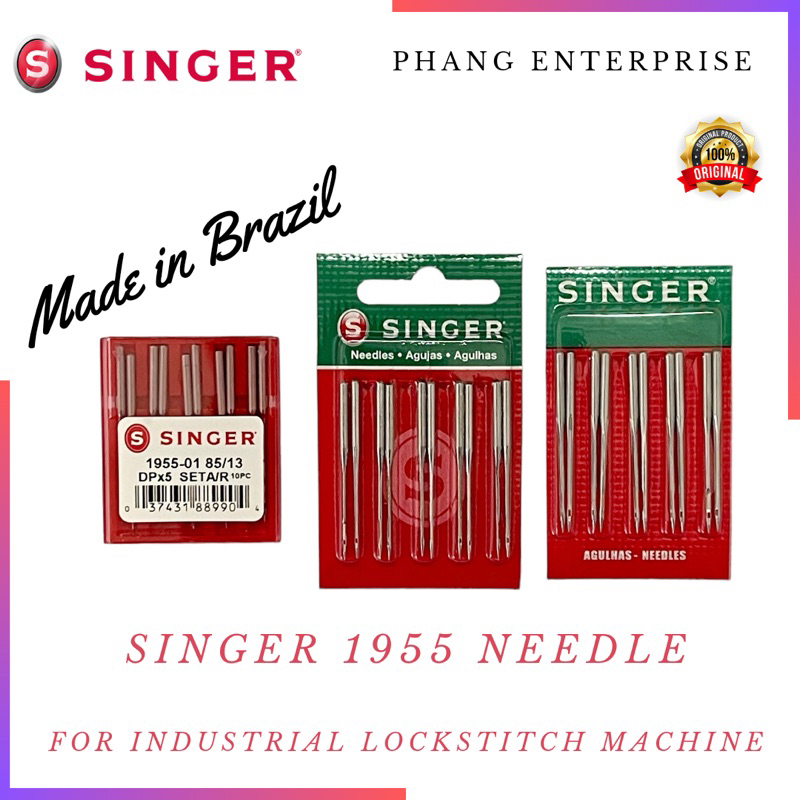 Jarum Mesin Jahit High Speed SINGER 1955 ORIGINAL NEEDLE | Shopee Malaysia
