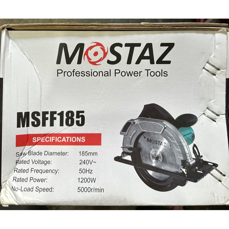 MOSTAZ 1200W Electric Circular Saw Machine 7 Inci Mesin Gergaji Kayu ...