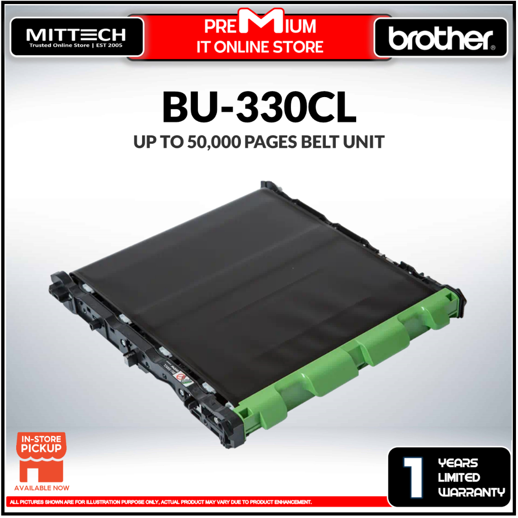 Brother Original Transfer Belt Unit BU330CL Duty Cycle Of 50,000