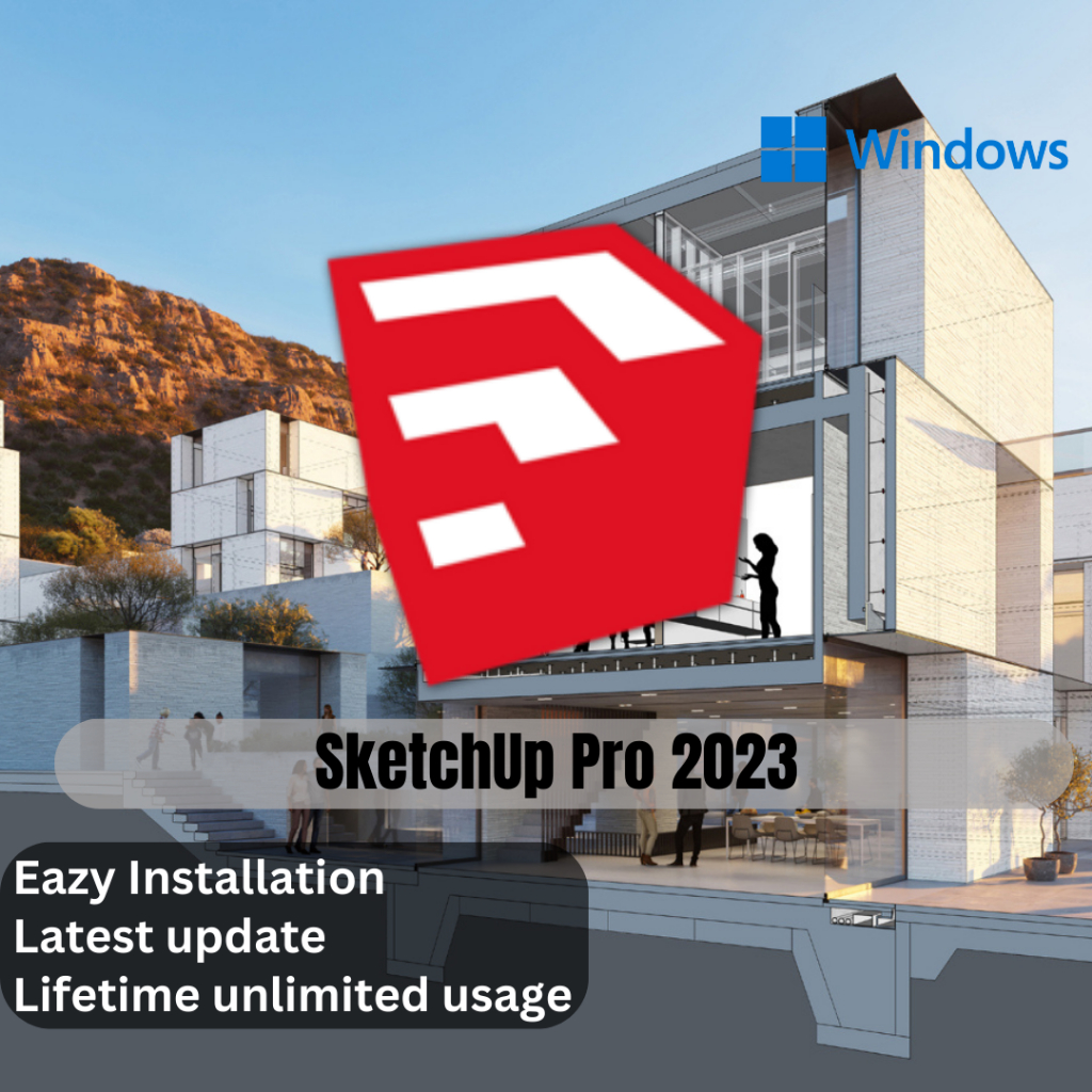 Sketchup Pro 2023 + Vray 6.0 / ENSCAPE 3.5 + Asset Library l Latest ...