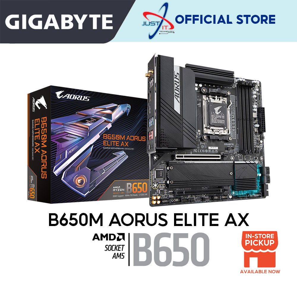 Gigabyte B650 AORUS ELITE AX Motherboard Kit + AMD Ryzen 9 7900X
