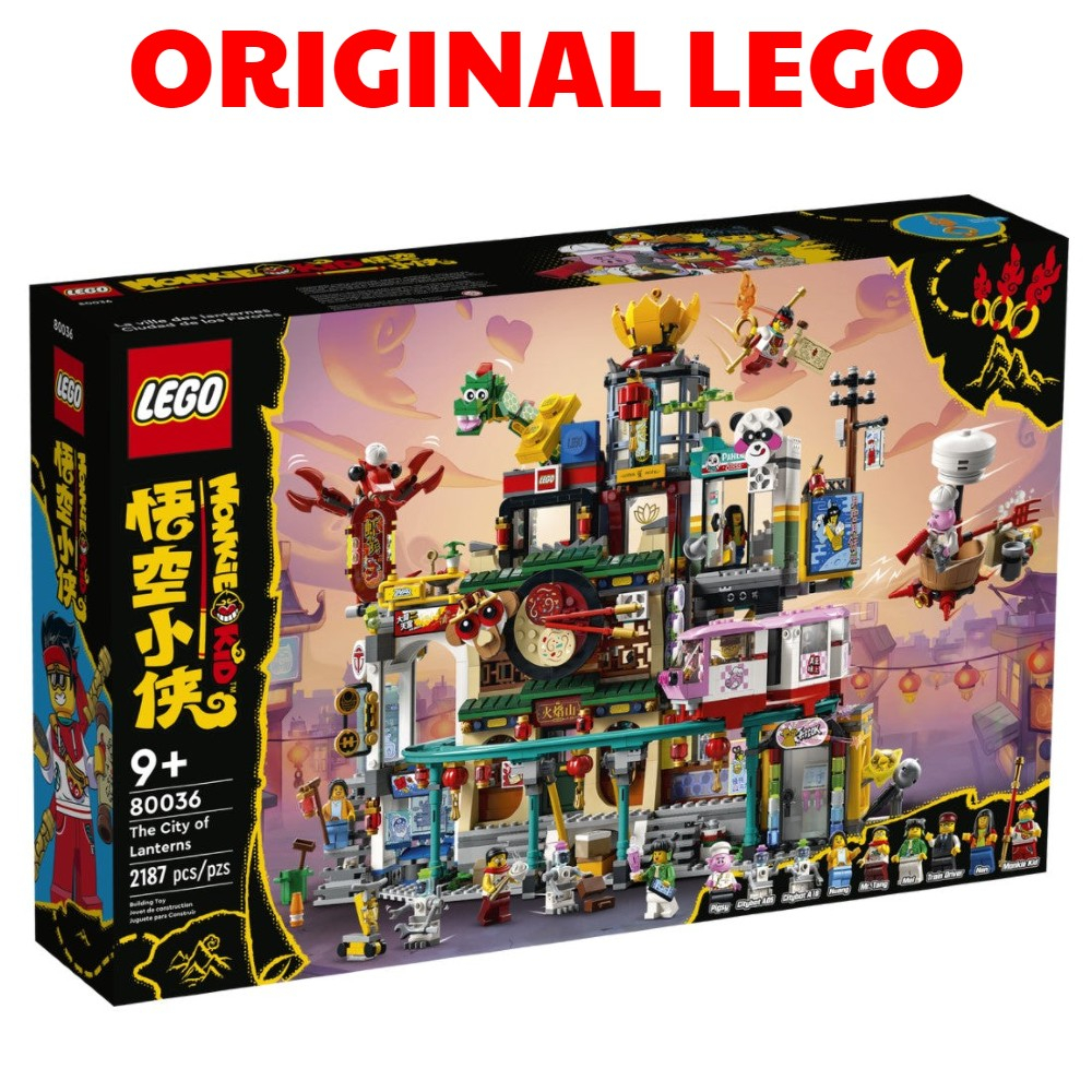 LEGO 80036 Monkie Kid The City of Lanterns (Without Minifigures ...