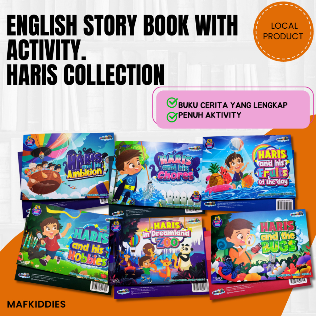 [MOMMYHAPPY ] ENGLISH STORY BOOK HARIS WONDERFUL WORLD - english story ...